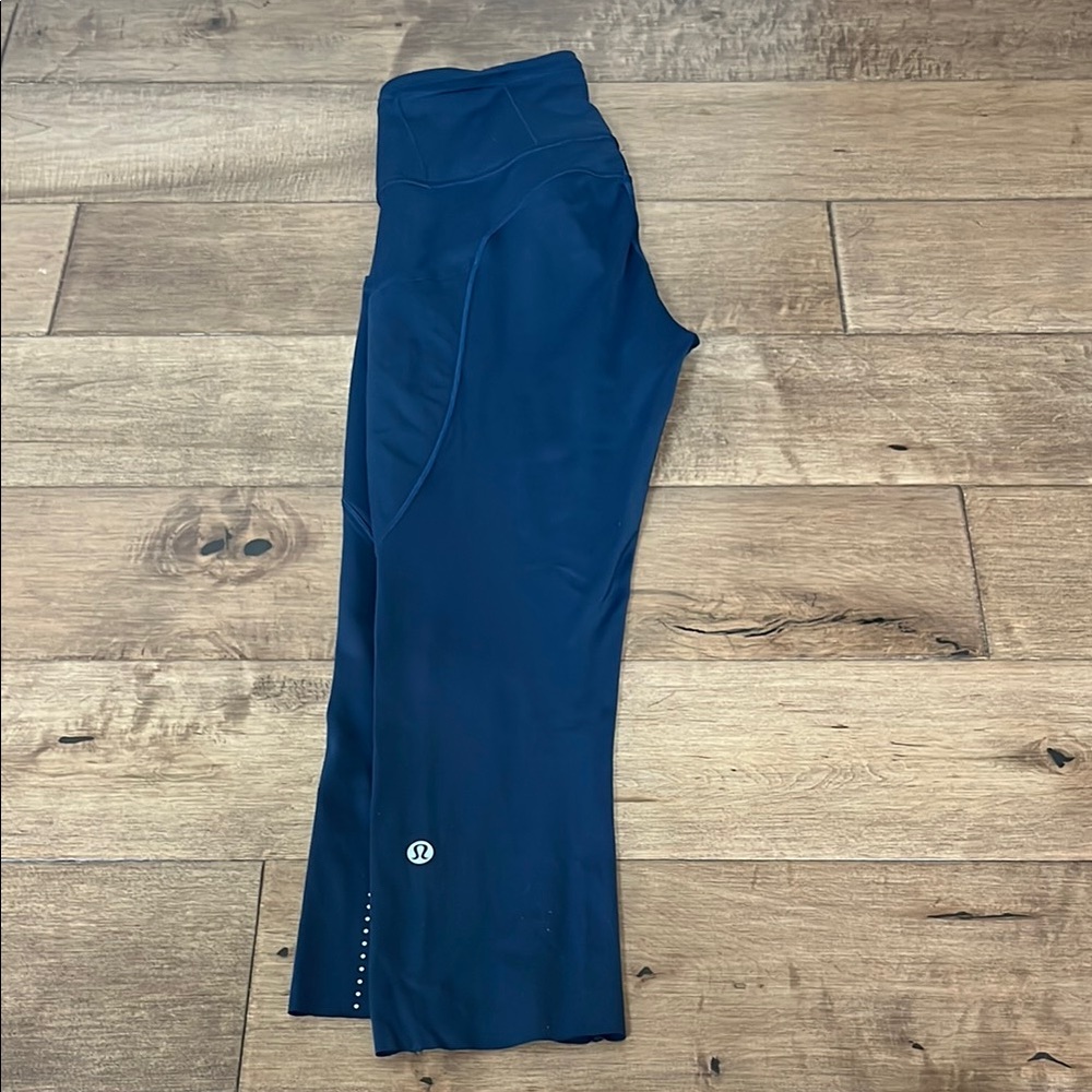 Navy Blue Athletic Leggings